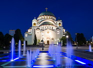 21 St Sava church at night