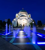 22 St Sava church at night