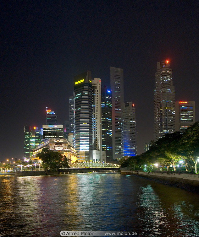 03 Night view of the business district