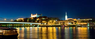 15 Skyline with Danube river at night