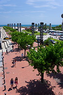 11 Tree lined quay in Port Olimpic