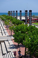 12 Tree lined quay in Port Olimpic