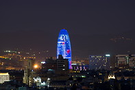 12 Torre Agbar at night