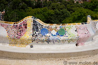 04 Mosaics on serpentine bench
