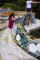 06 Mosaics on serpentine bench