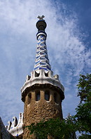 11 Blue and white tower