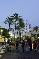 19 San Juan de Dias square at dusk