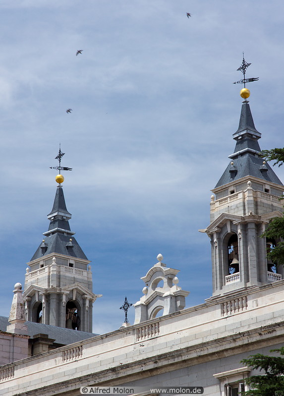 10 Spires of La Almudena cathedral