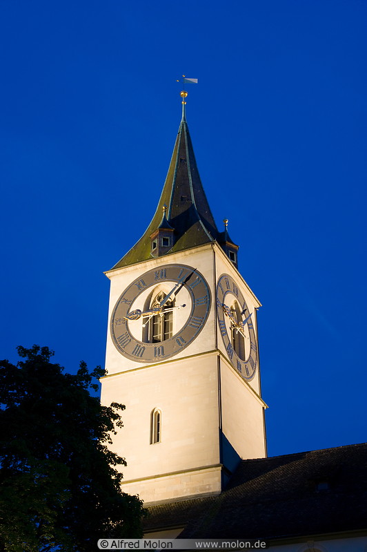 13 Clock tower of St Peter church