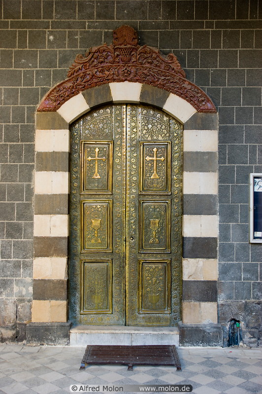 06 Syriac Catholic church - bronze door