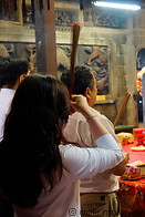 06 Woman praying in Matsu temple