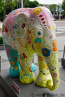 17 Colourful elephant