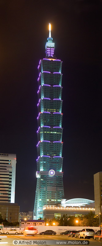 04 Night view of Taipei 101 tower