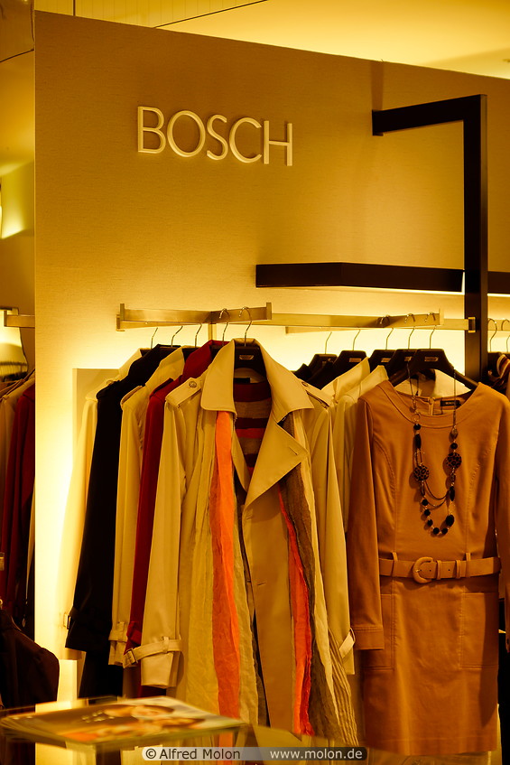 06 Bosch clothes in department store