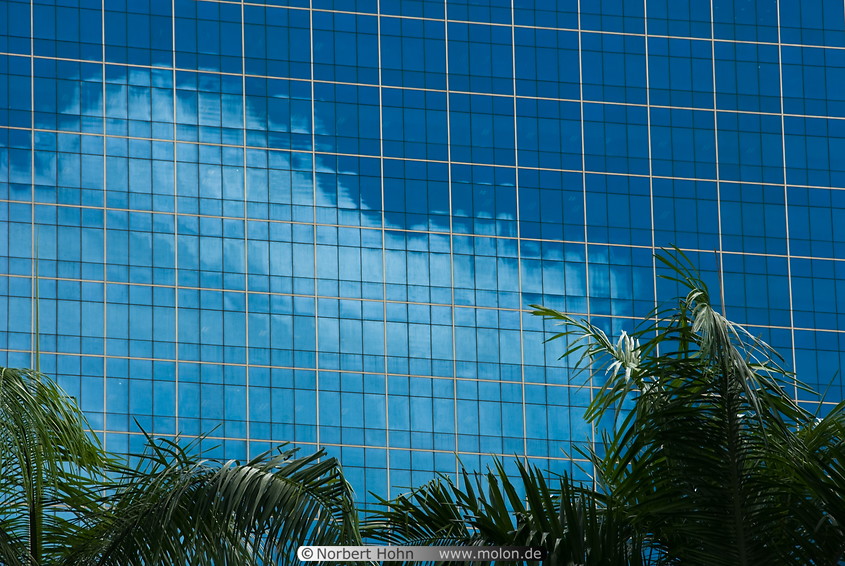 05 Blue glass facade