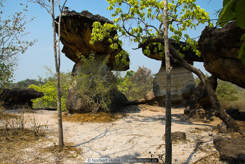 02 Rock formations in Pha Taem national park