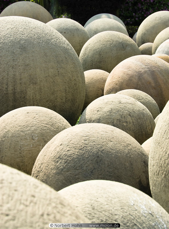 09 Stone balls in Nong Nooch, Sattahip