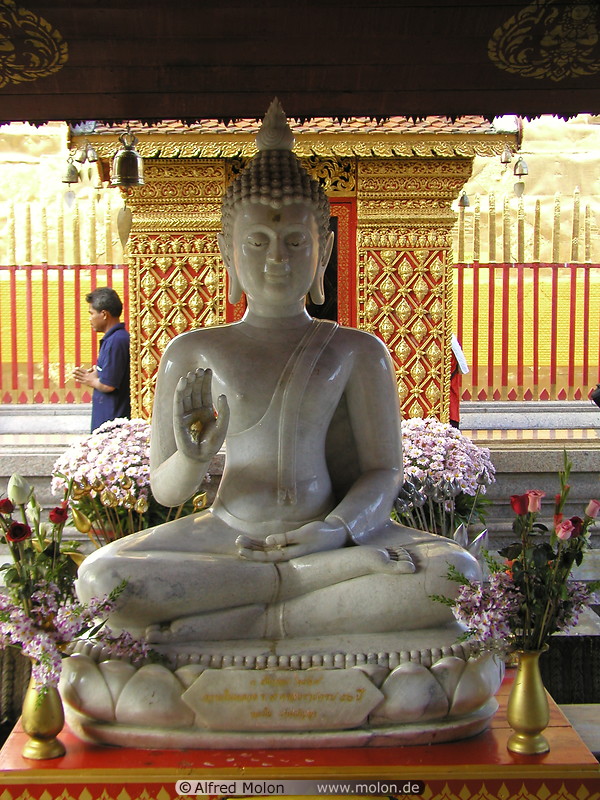 22 Marble Buddha statue