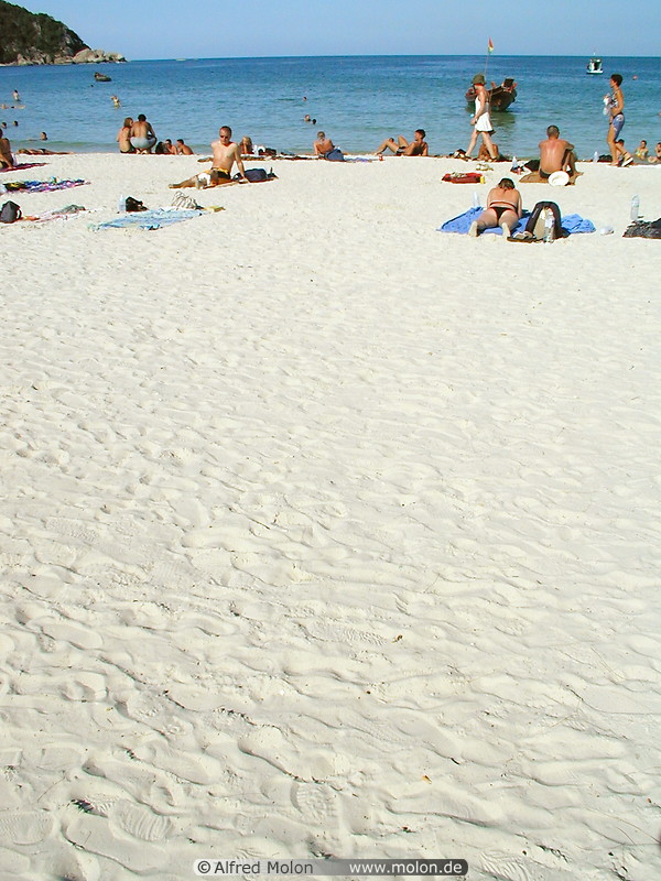 38 Haad Rin beach in August 1999