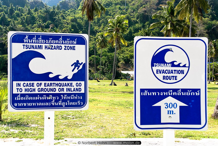 48 Tsunami warning tables