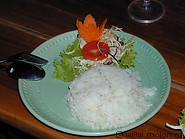 05 Rice with salad