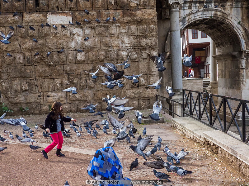 19 Child chasing pigeons