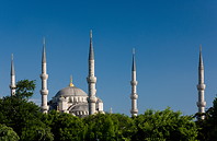 16 Sultan Ahmed Blue mosque minarets