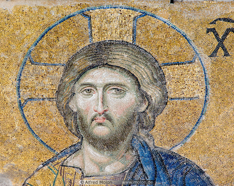 14 Jesus image in Deesis mosaic