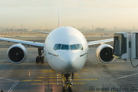 02 Boeing 777 plane approaching gate