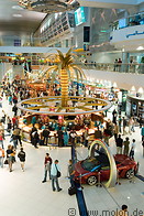 07 Duty free shopping area with shops and travellers