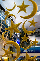 12 Star and moon decorations