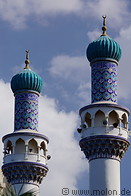 12 Twin minarets of Al Zahra mosque 