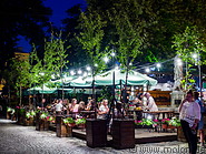09 Open air resturant at night
