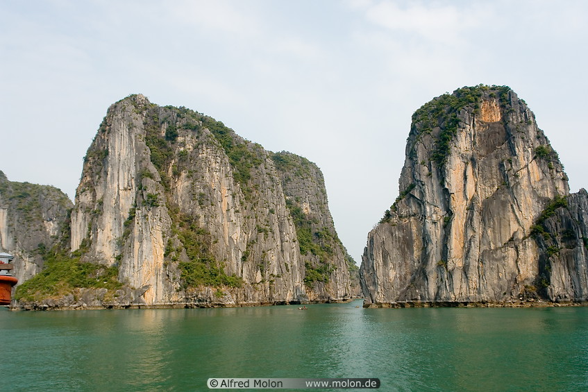 21 Bay with karst limestone rock formations