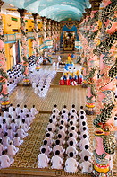 11 Worshippers in Cao Dai Great Temple